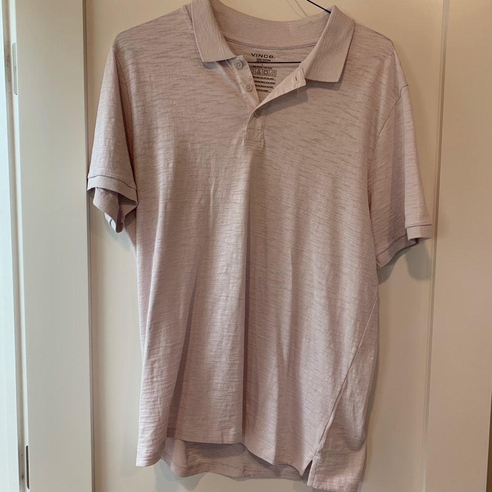 Vince Men’s classic polo shirt L - new with tags